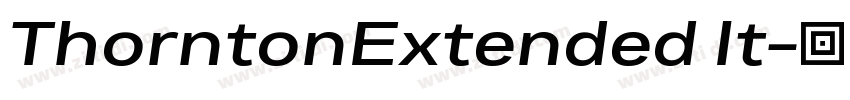 ThorntonExtended It字体转换